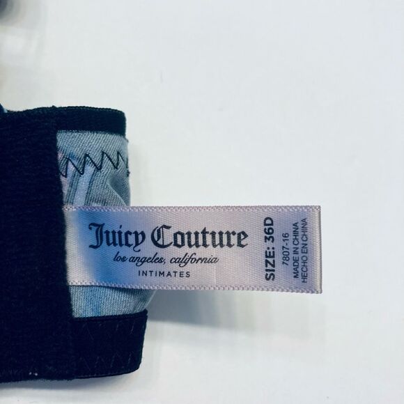 Juicy Couture Rainbow Logo Underwire Bra 36D - Picture 4 of 4